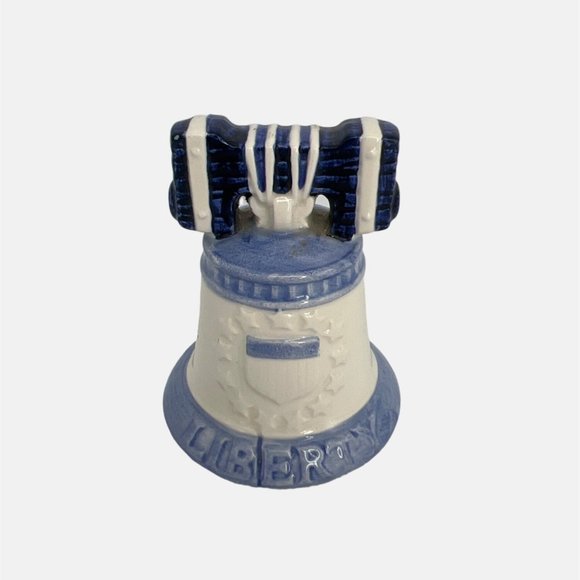 Vintage 1976 Inarco Liberty Bell Ceramic Collectible Bell Japan 3.25" - Picture 1 of 6